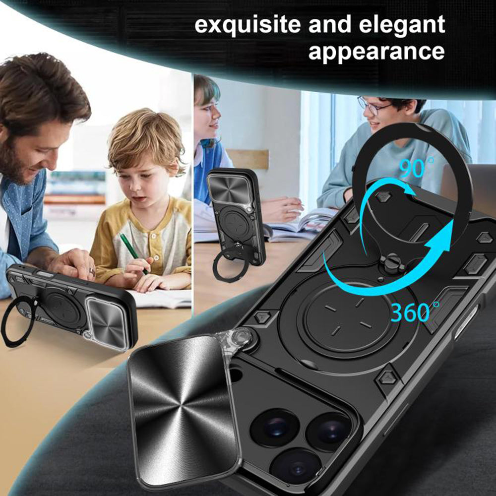 Калъф за Apple iPhone 17 Pro, Techsuit, CamGuard Pro, Червен