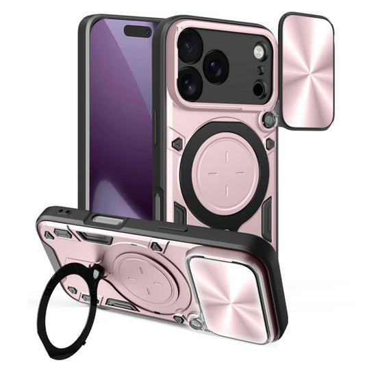Калъф за Apple iPhone 17 Pro, Techsuit, CamGuard Pro, Розово Злато