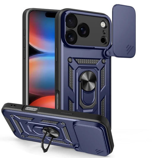 Калъф за Apple iPhone 17 Pro, Techsuit, CamShield, Син