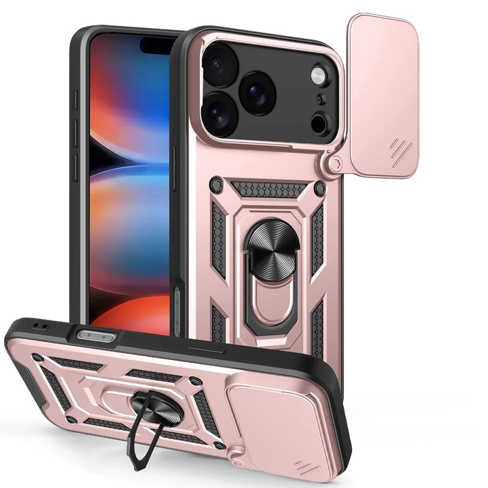 Калъф за Apple iPhone 17 Pro, Techsuit, CamShield, Розов