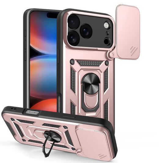 Калъф за Apple iPhone 17 Pro, Techsuit, CamShield, Розов