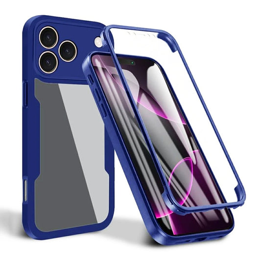 Калъф за Apple iPhone 17 Pro, Techsuit, ColorVerse 360, Син