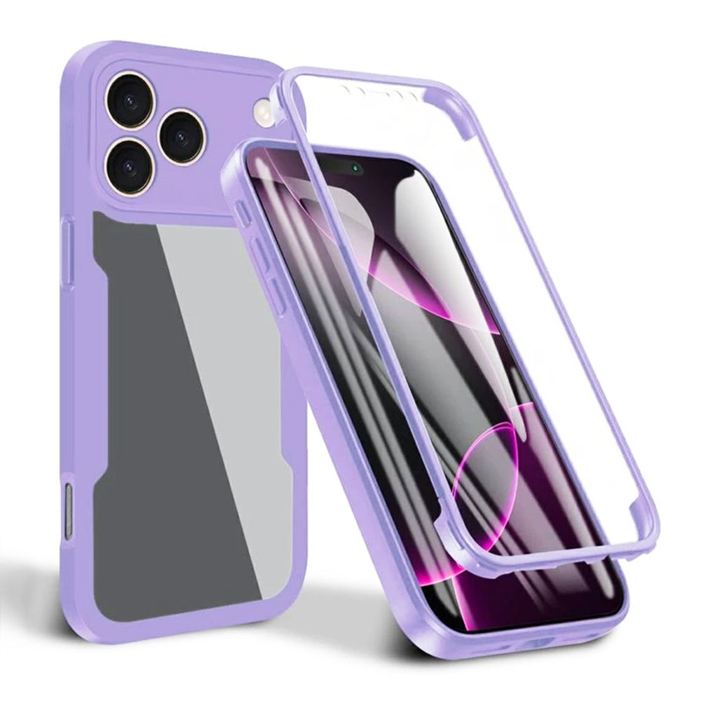 Калъф за Apple iPhone 17 Pro, Techsuit, ColorVerse 360, Лилав