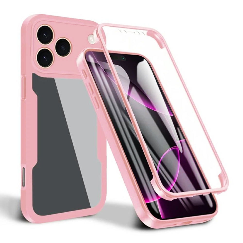 Калъф за Apple iPhone 17 Pro, Techsuit, ColorVerse 360, Розов