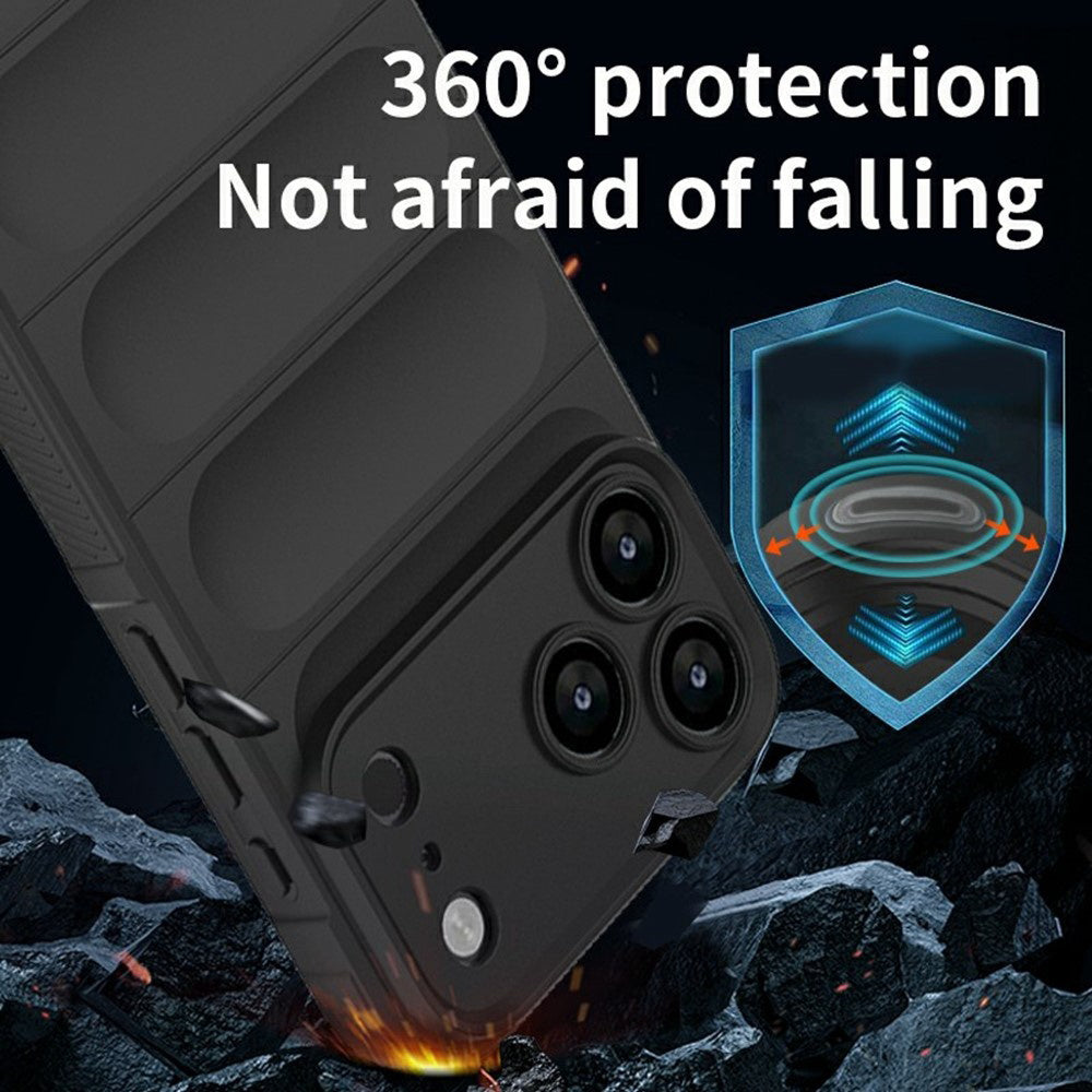 Калъф за Apple iPhone 17 Pro, Techsuit, Magic Shield, Черен