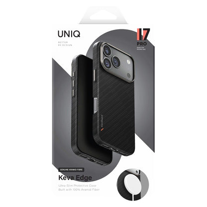Калъф MagSafe за Apple iPhone 17 Pro, UNIQ, Keva MagClick, Тъмно сив