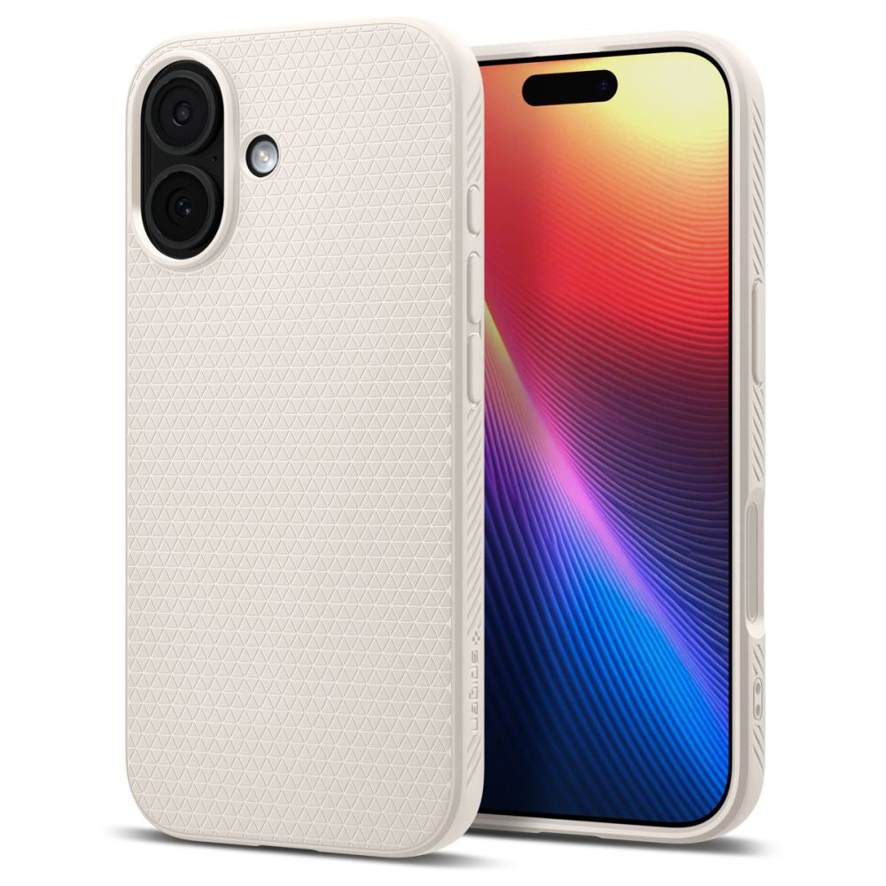 Калъф за Apple iPhone 17, Spigen, Liquid Air, Бежов