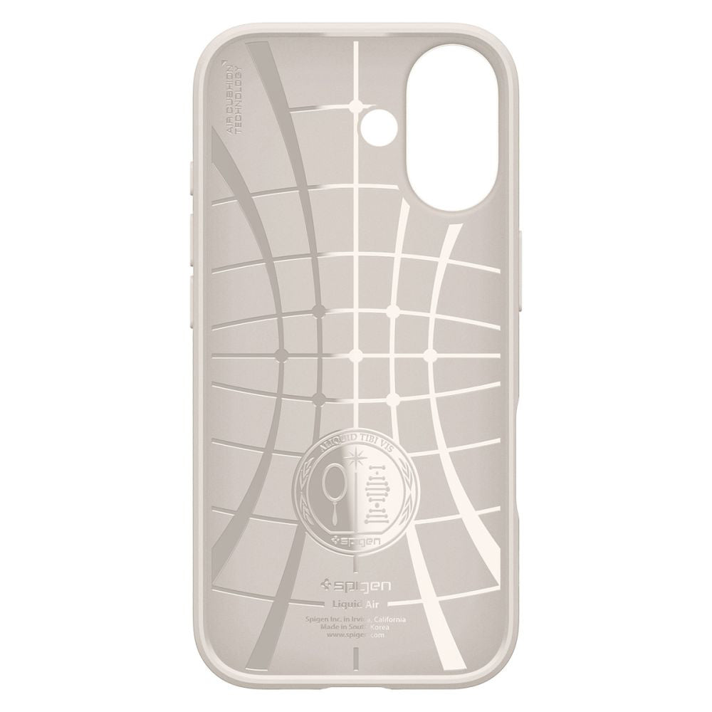 Калъф за Apple iPhone 17, Spigen, Liquid Air, Бежов