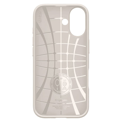 Калъф за Apple iPhone 17, Spigen, Liquid Air, Бежов