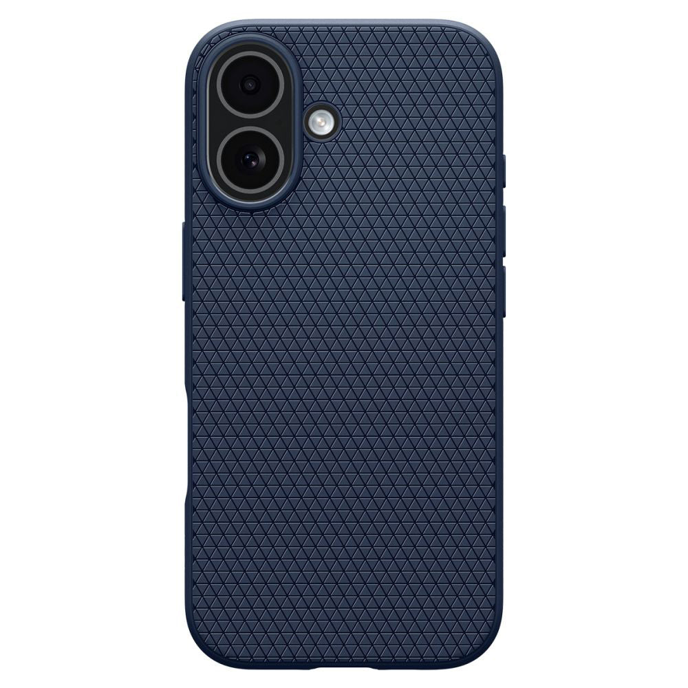 Калъф за Apple iPhone 17, Spigen, Liquid Air, Тъмносин