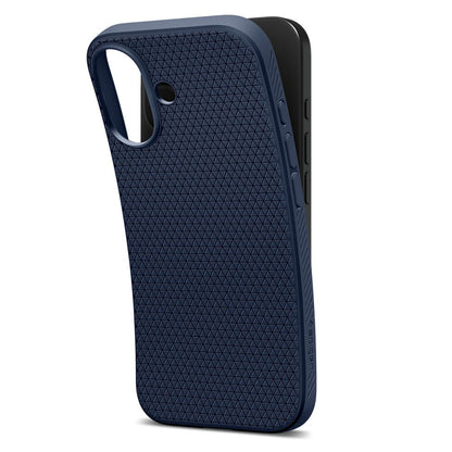 Калъф за Apple iPhone 17, Spigen, Liquid Air, Тъмносин