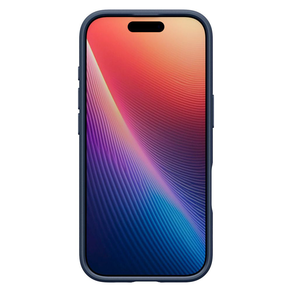 Калъф за Apple iPhone 17, Spigen, Liquid Air, Тъмносин