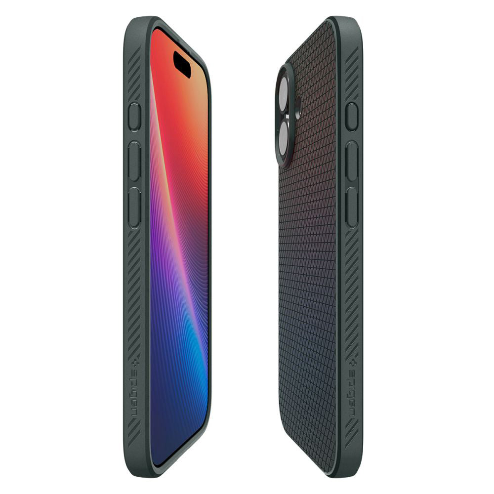 Калъф за Apple iPhone 17, Spigen, Liquid Air, Зелен