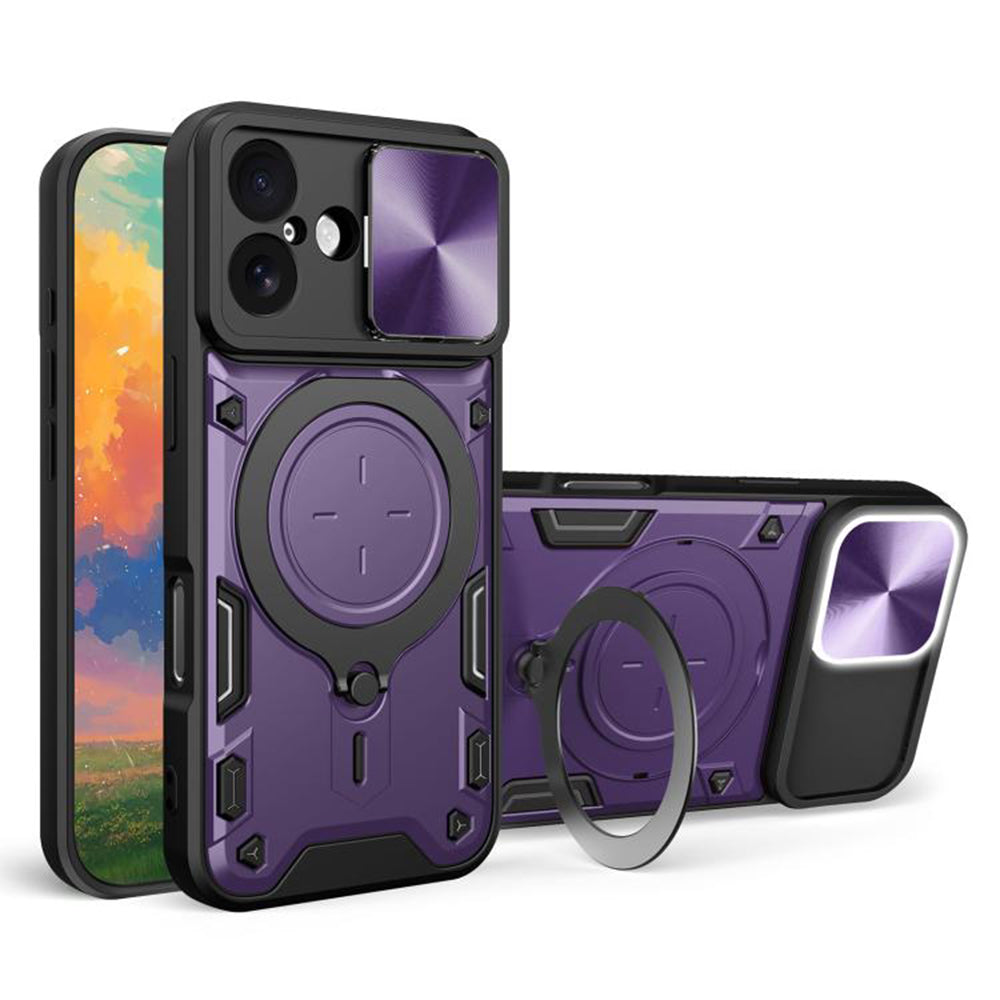 Калъф за Apple iPhone 17, Techsuit, CamGuard Pro, Лилав