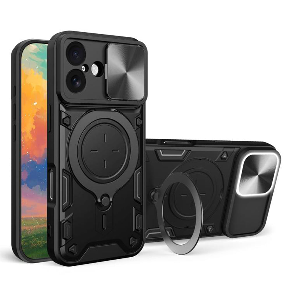 Калъф за Apple iPhone 17, Techsuit, CamGuard Pro, Черен