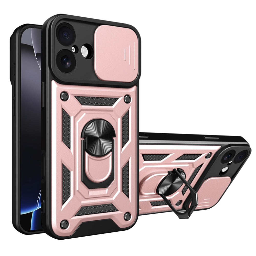 Калъф за Apple iPhone 17, Techsuit, CamShield, Розов