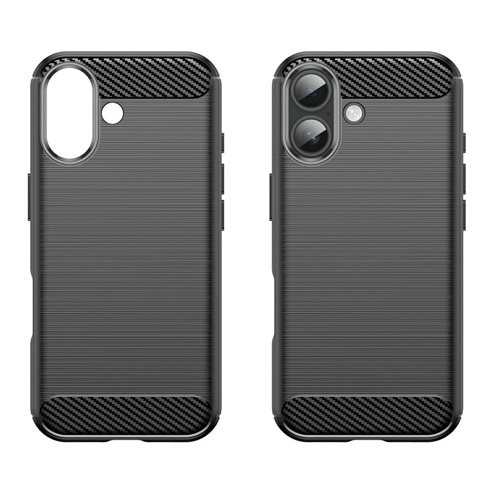 Калъф за Apple iPhone 17, Techsuit, Карбон, Черен