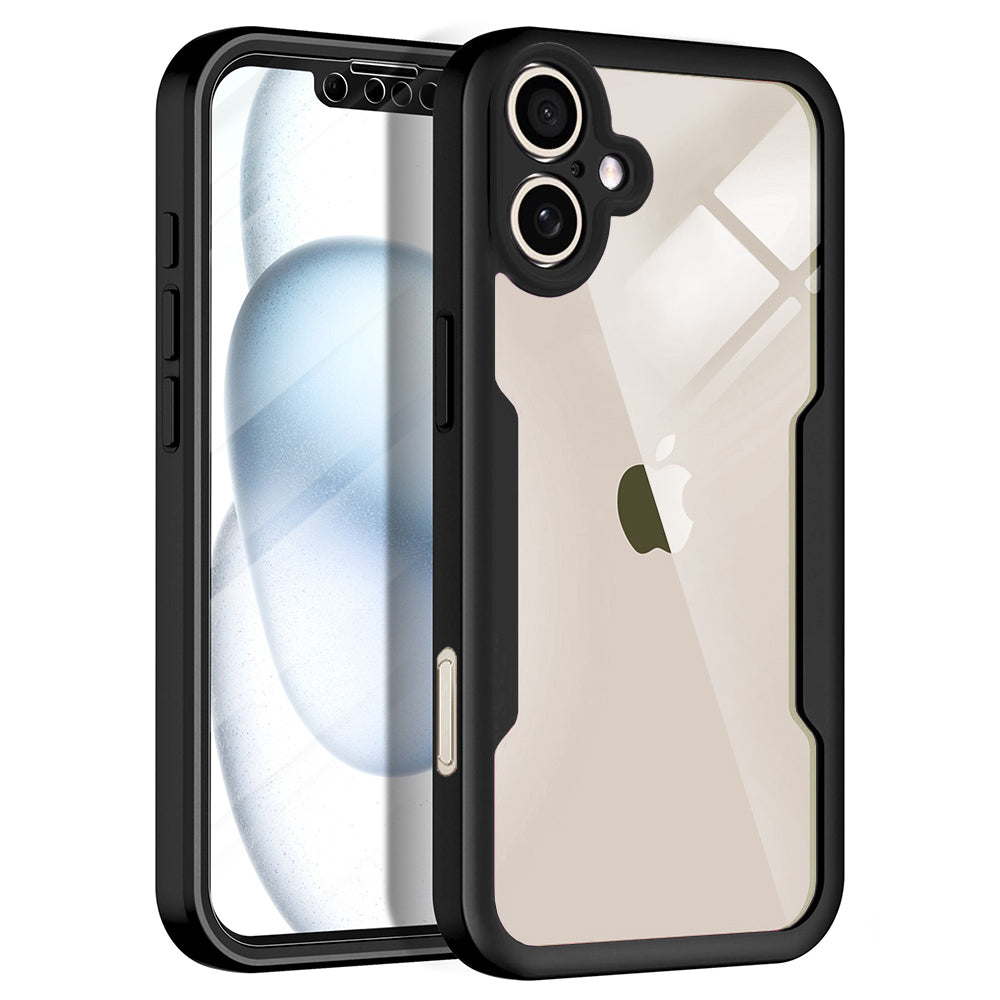 Калъф за Apple iPhone 17, Techsuit, ColorVerse 360, Черен