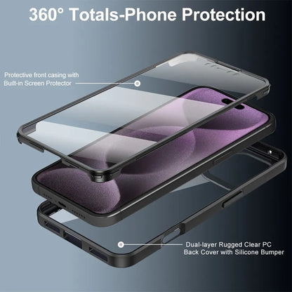 Калъф за Apple iPhone 17, Techsuit, ColorVerse 360, Черен