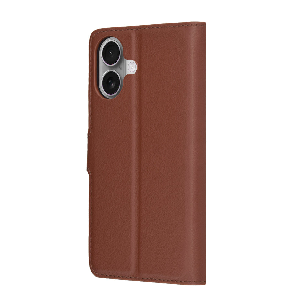 Калъф за Apple iPhone 17, Techsuit, Leather Folio, Кафяв