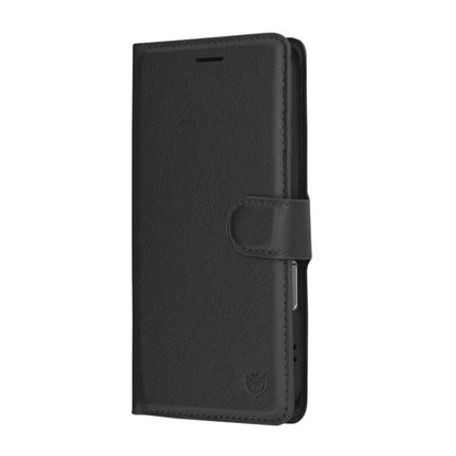 Калъф за Apple iPhone 17, Techsuit, Leather Folio, Черен