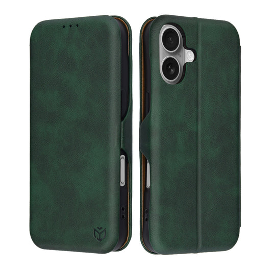 Калъф за Apple iPhone 17, Techsuit, Safe Wallet Plus, Зелен
