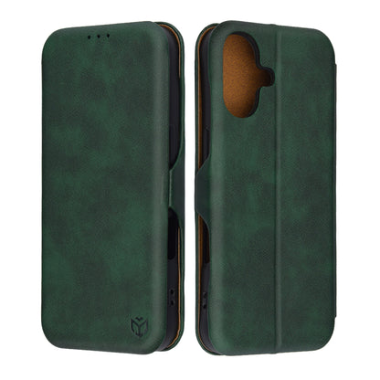 Калъф за Apple iPhone 17, Techsuit, Safe Wallet Plus, Зелен
