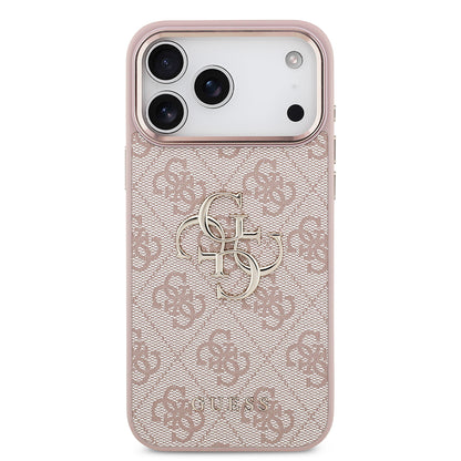 Калъф за Apple iPhone 18 Pro / 17 Pro, Guess, 4G Big Classic Logo, Розов
