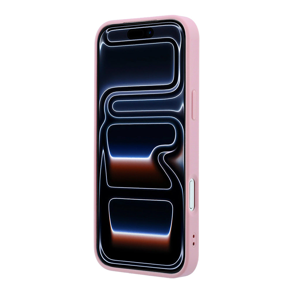Калъф за Apple iPhone 18 Pro / 17 Pro, Guess, Fixed Glitter Big 4G, Розов
