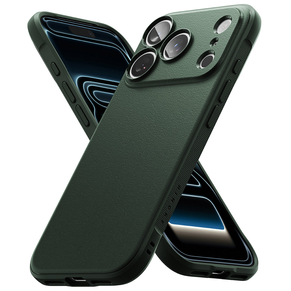 Калъф за Apple iPhone 18 Pro / 17 Pro, Ringke, Onyx, Тъмнозелен