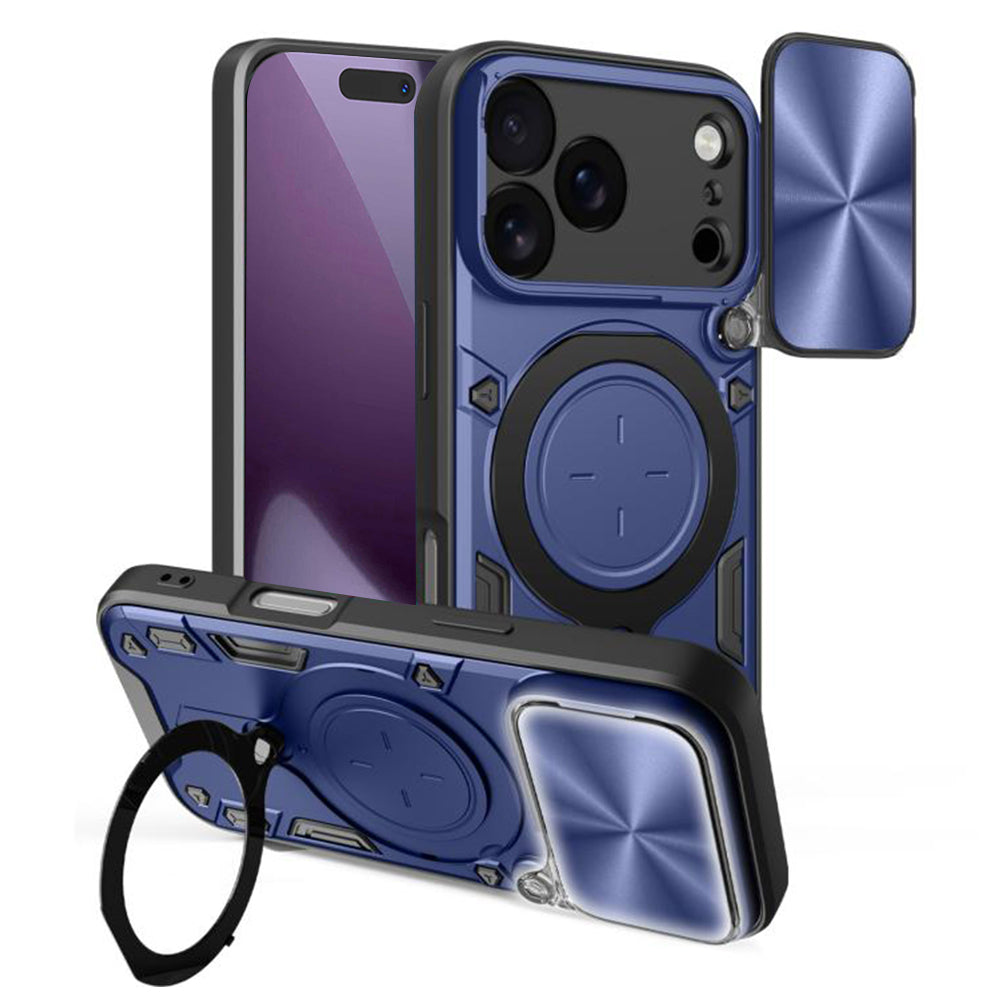 Калъф за Apple iPhone 18 Pro / 17 Pro, Techsuit, CamGuard Pro, Син