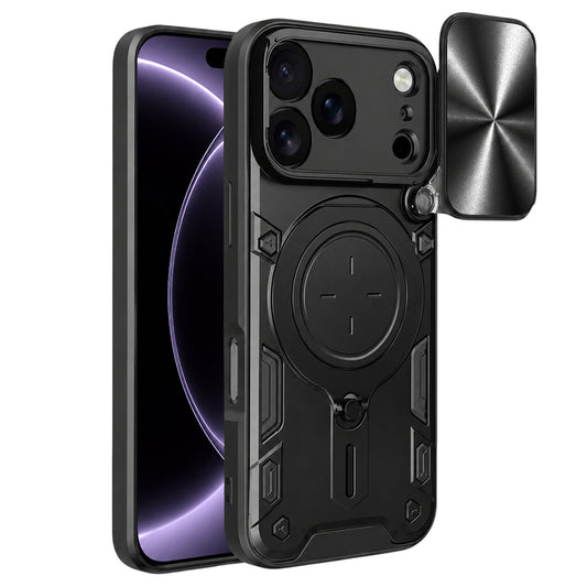 Калъф за Apple iPhone 18 Pro / 17 Pro, Techsuit, CamGuard Pro, Черен