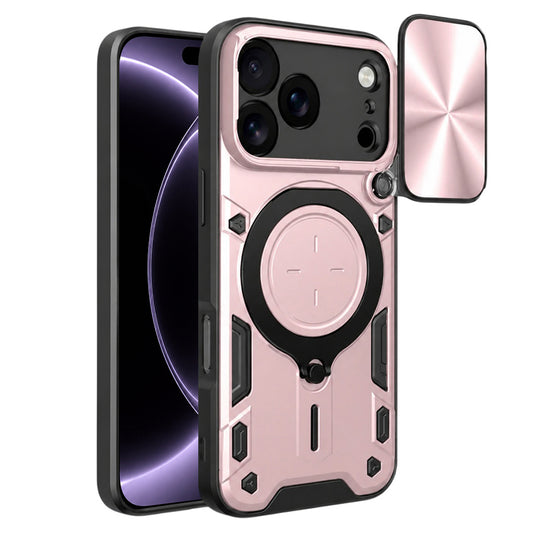 Калъф за Apple iPhone 18 Pro / 17 Pro, Techsuit, CamGuard Pro, Розово злато