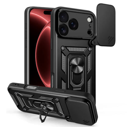 Калъф за Apple iPhone 18 Pro / 17 Pro, Techsuit, CamShield, Черен