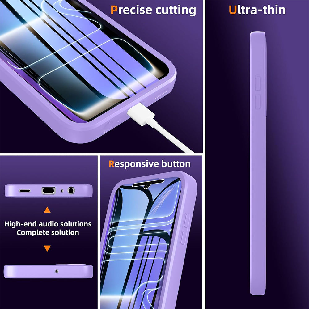 Калъф за Apple iPhone 18 Pro / 17 Pro, Techsuit, ColorVerse 360, Лилав