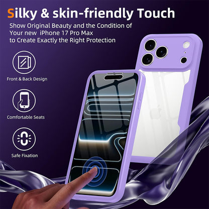Калъф за Apple iPhone 18 Pro / 17 Pro, Techsuit, ColorVerse 360, Лилав