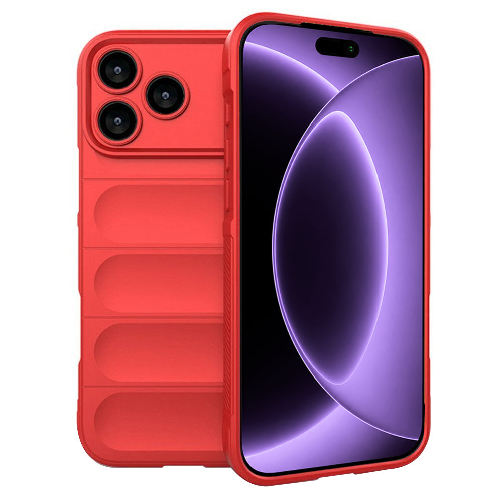 Калъф за Apple iPhone 18 Pro / 17 Pro, Techsuit, Magic Shield, Червен