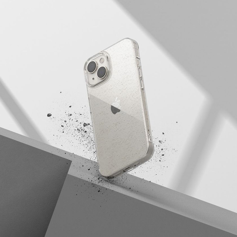 Калъф за Apple iPhone 18 Pro / 17 Pro, Techsuit, SparkleSkin, Прозрачен