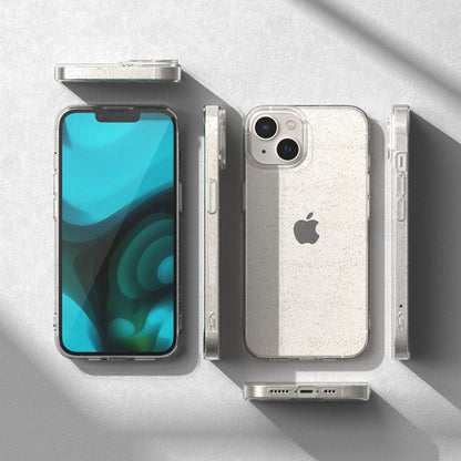 Калъф за Apple iPhone 18 Pro / 17 Pro, Techsuit, SparkleSkin, Прозрачен