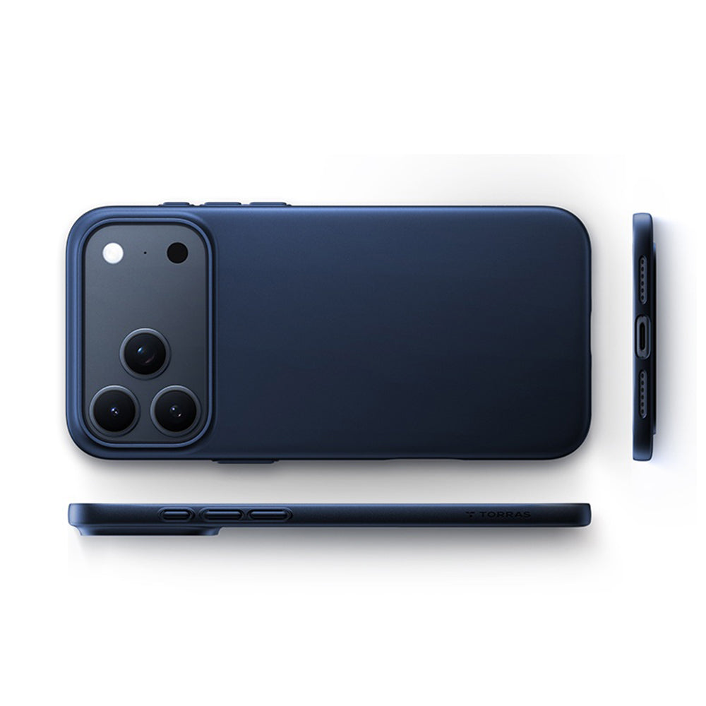 Калъф MagSafe за Apple iPhone 18 Pro / 17 Pro, Torras, OriginFit, Тъмносин