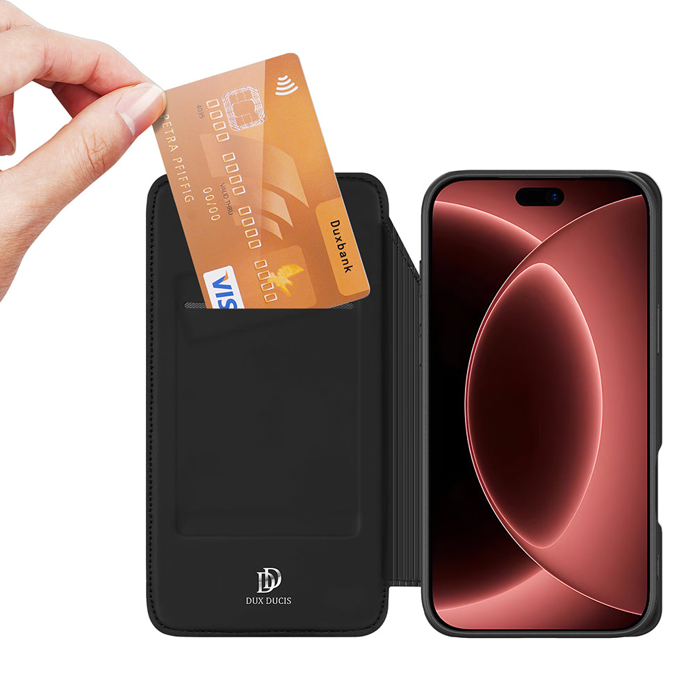 Калъф за Apple iPhone 18 Pro Max / 17 Pro Max, DUX DUCIS, Skin Pro, Черен