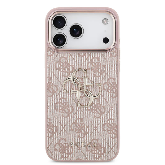 Калъф за Apple iPhone 18 Pro Max / 17 Pro Max, Guess, 4G Big Classic Logo, Розов