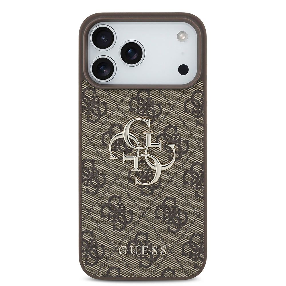 Калъф за Apple iPhone 18 Pro Max / 17 Pro Max, Guess, 4G Big Logo, Кафяв