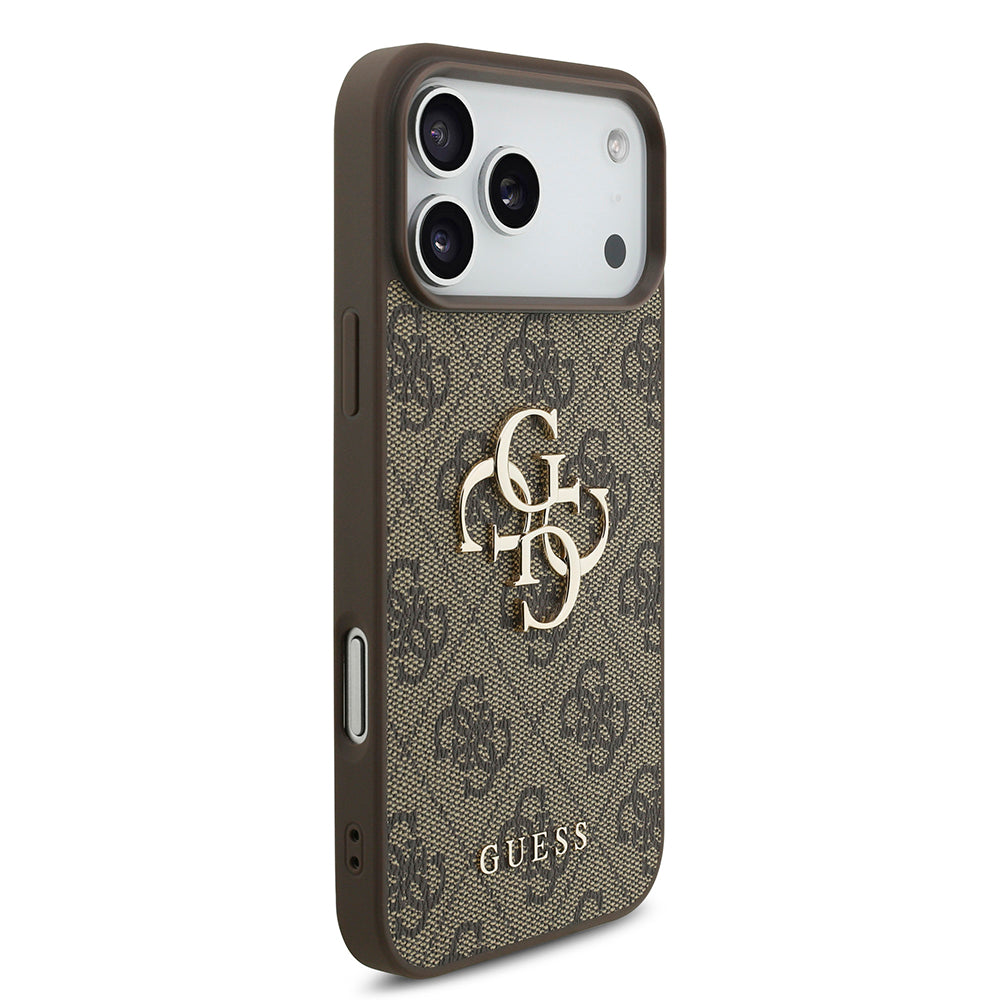 Калъф за Apple iPhone 18 Pro Max / 17 Pro Max, Guess, 4G Big Logo, Кафяв