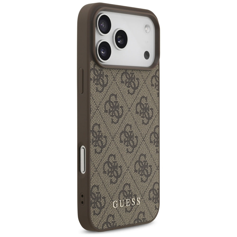 Калъф за Apple iPhone 18 Pro Max / 17 Pro Max, Guess, 4G Classic Logo, Кафяв