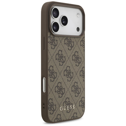 Калъф за Apple iPhone 18 Pro Max / 17 Pro Max, Guess, 4G Classic Logo, Кафяв
