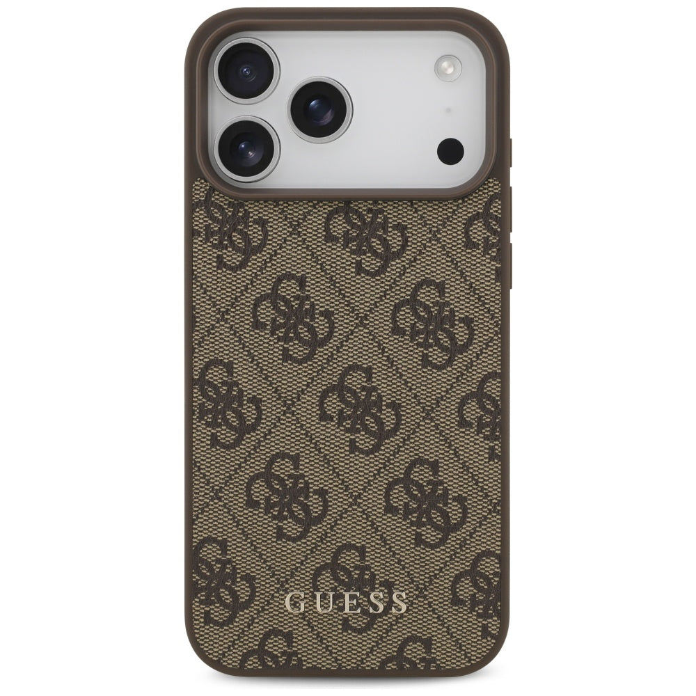 Калъф за Apple iPhone 18 Pro Max / 17 Pro Max, Guess, 4G Classic Logo, Кафяв