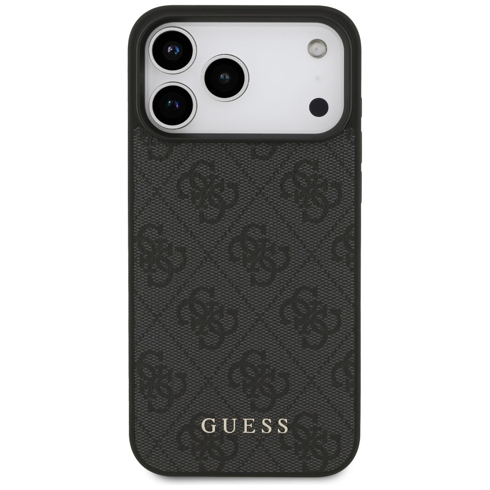Калъф за Apple iPhone 18 Pro Max / 17 Pro Max, Guess, 4G Classic Logo, Черен