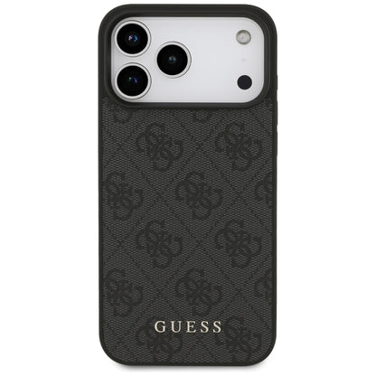 Калъф за Apple iPhone 18 Pro Max / 17 Pro Max, Guess, 4G Classic Logo, Черен