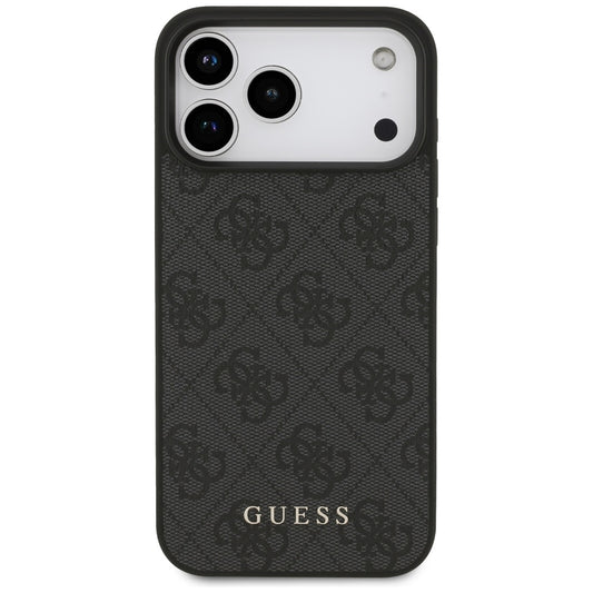 Калъф за Apple iPhone 18 Pro Max / 17 Pro Max, Guess, 4G Classic Logo, Черен